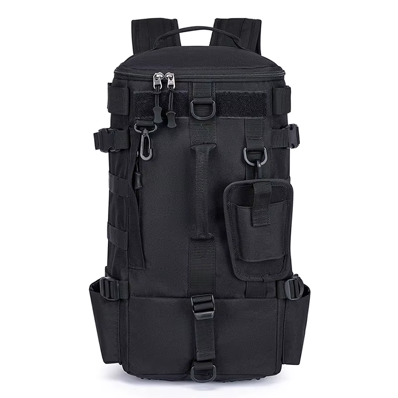 Sac à dos tactique de pêche avec porte-canne, rangement d'équipement de poisson, Molle Camping rando