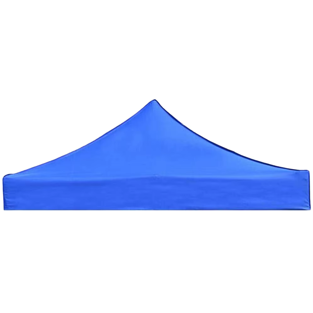 Couverture supérieure de canopée, tissu de tente à quatre coins, pliable, imperméable, bleu, 2x2m