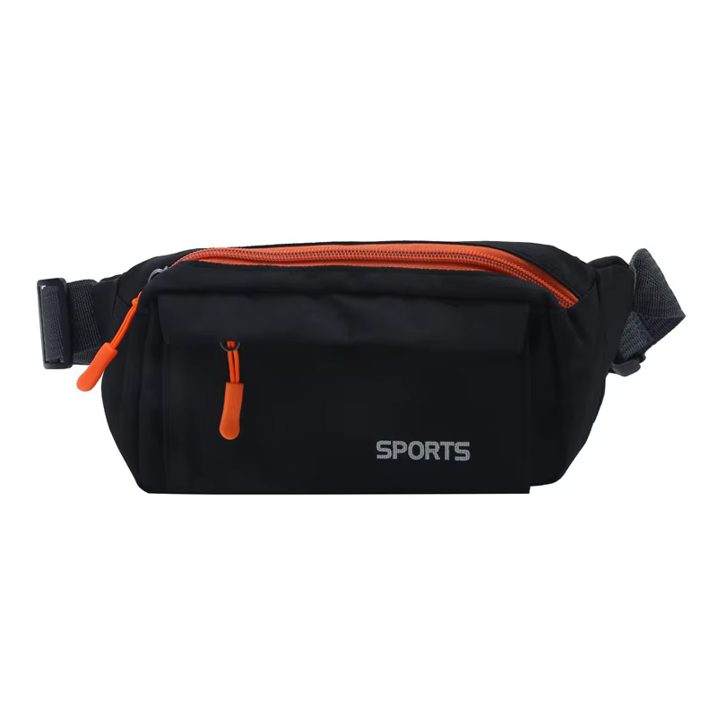 Sac de poitrine étanche pour hommes, sac de sport de plein air, pochette en toile, sac de taille de