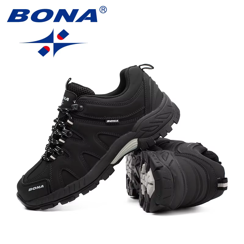 BONA nouveauté Style classique hommes chaussures de randonnée à lacets hommes chaussures de Sport en