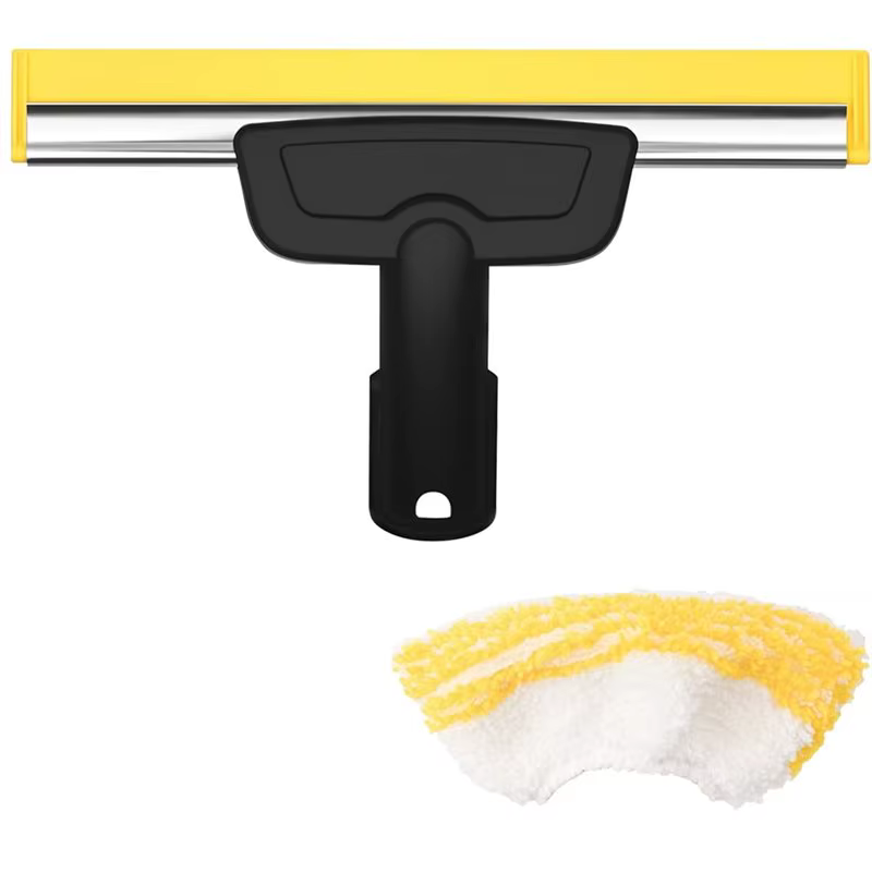 Accessoires de remplacement pour nettoyeur vapeur Karcher, buse de fenêtre et ensemble de tissus en