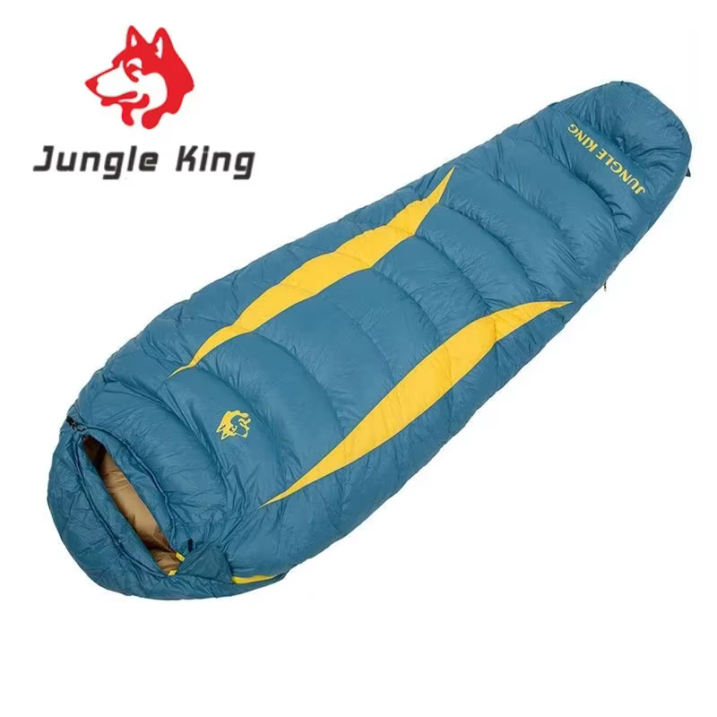 JUNGLE KING hiver vers le bas sac de couchage adulte momie Style chaud trois saisons canard vers le