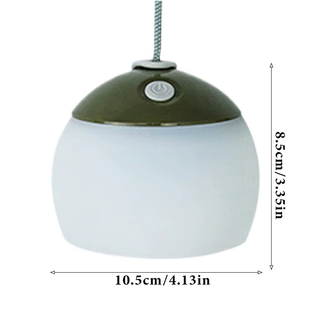 Lampe de Tente LED Portable avec Crochet, Lanterne d'Extérieur Rechargeable pour la Pêche, 4 Modes R