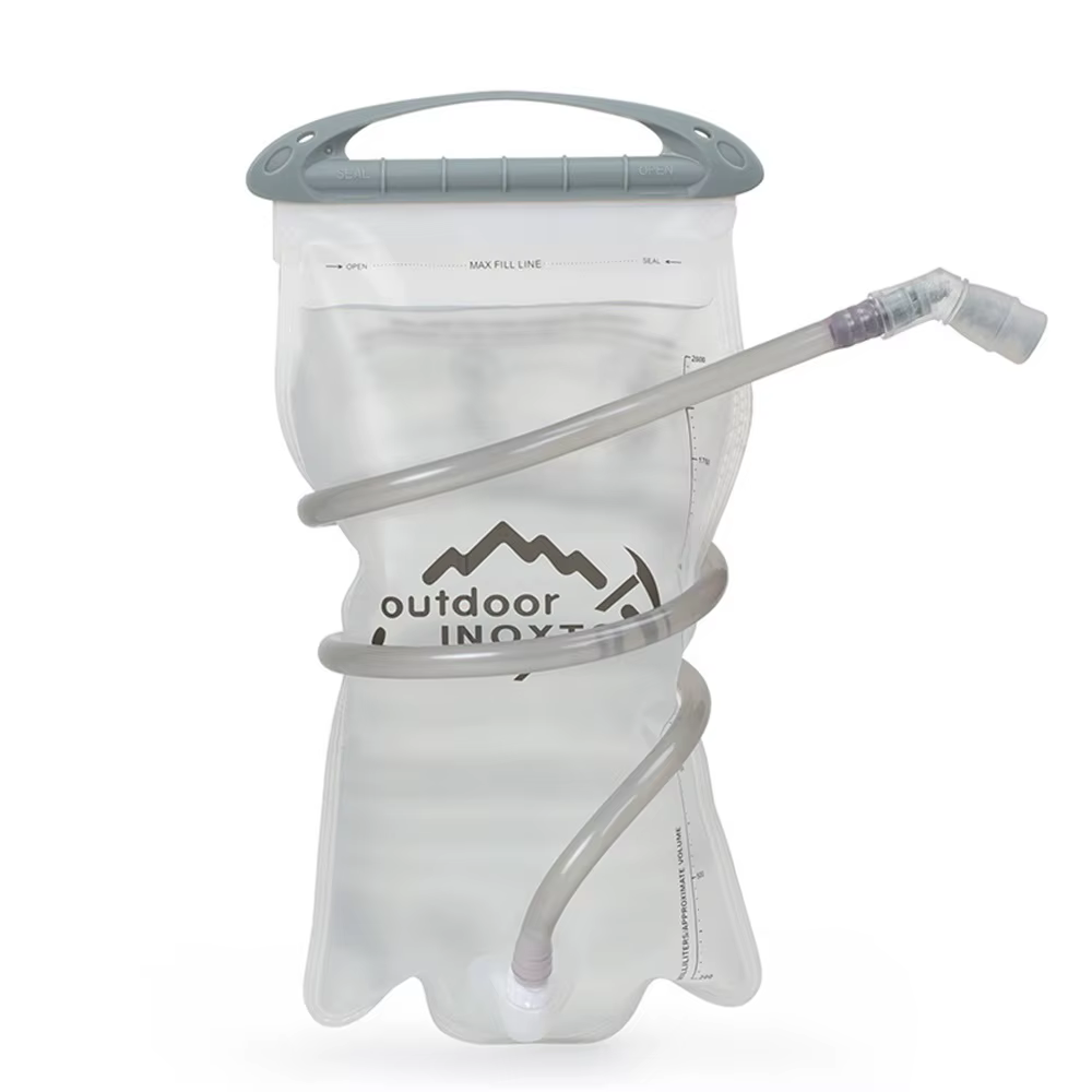 Nouveau 2L Sport vessie vélo hydratation sac à eau Portable paille sac à eau pliable cyclisme randon