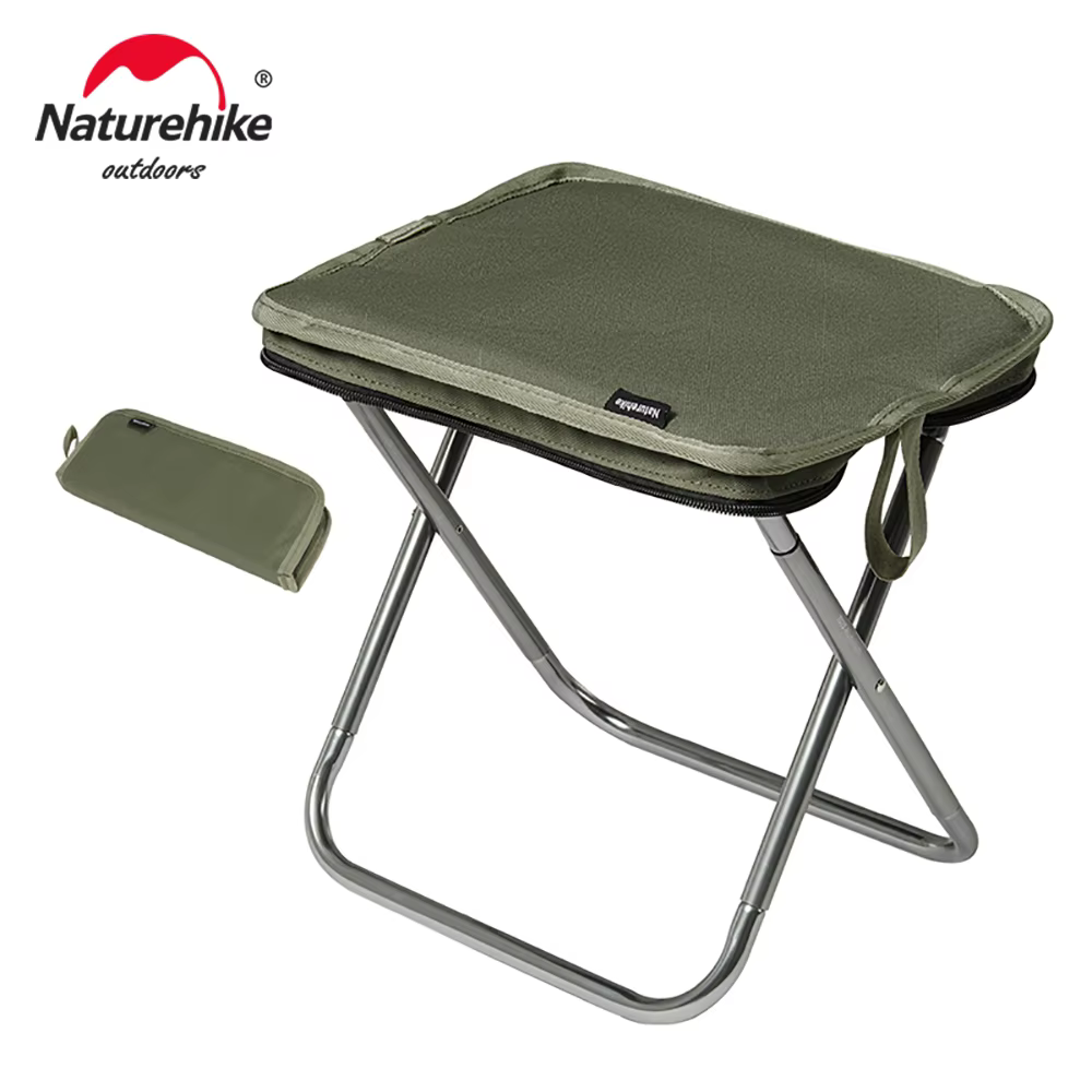 Natureifa-Chaise pliante légère pour camping en plein air, tabouret de pêche portable, siège en épon
