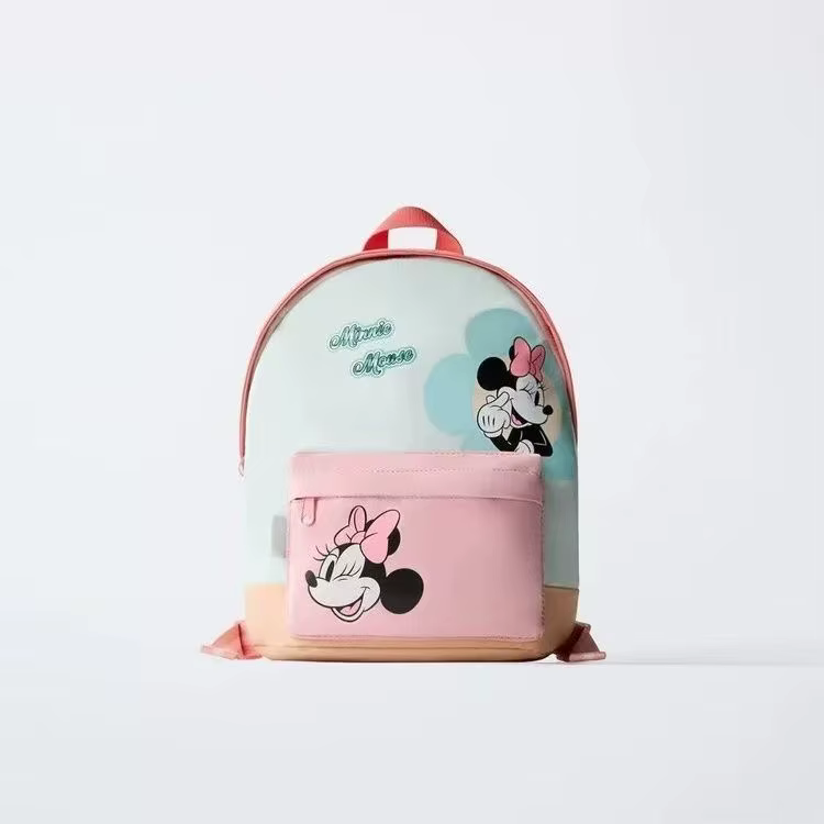 Sac à dos Minnie Mouse, dessin animé Disney Original, sac d'école, cadeau d'anniversaire