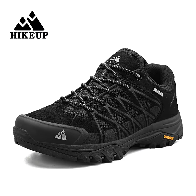 HIKEUP-Chaussures de randonnée en plein air pour hommes, bottes de trekking décontractées, baskets d