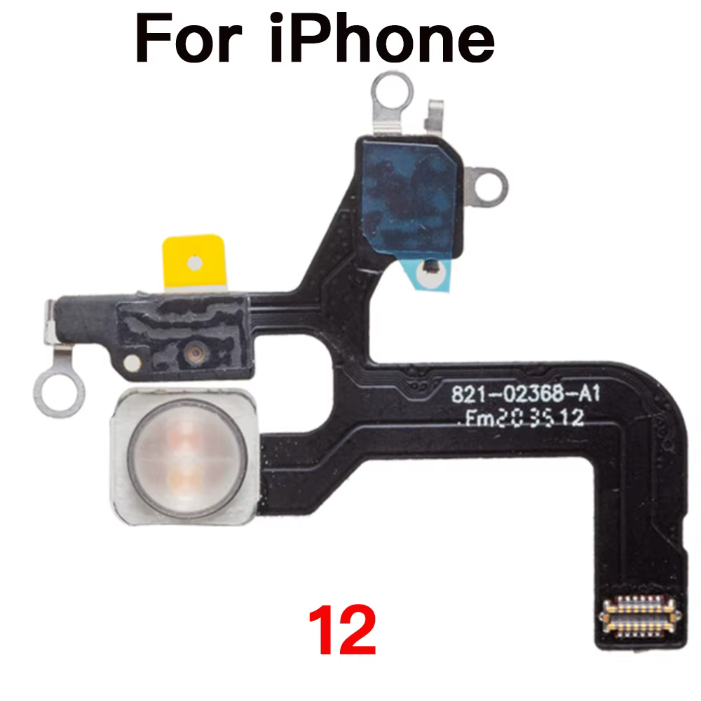 Pièce de rechange pour lampe de poche iPhone 12 13 Mini Pro Max, module de lampe de poche avec câble