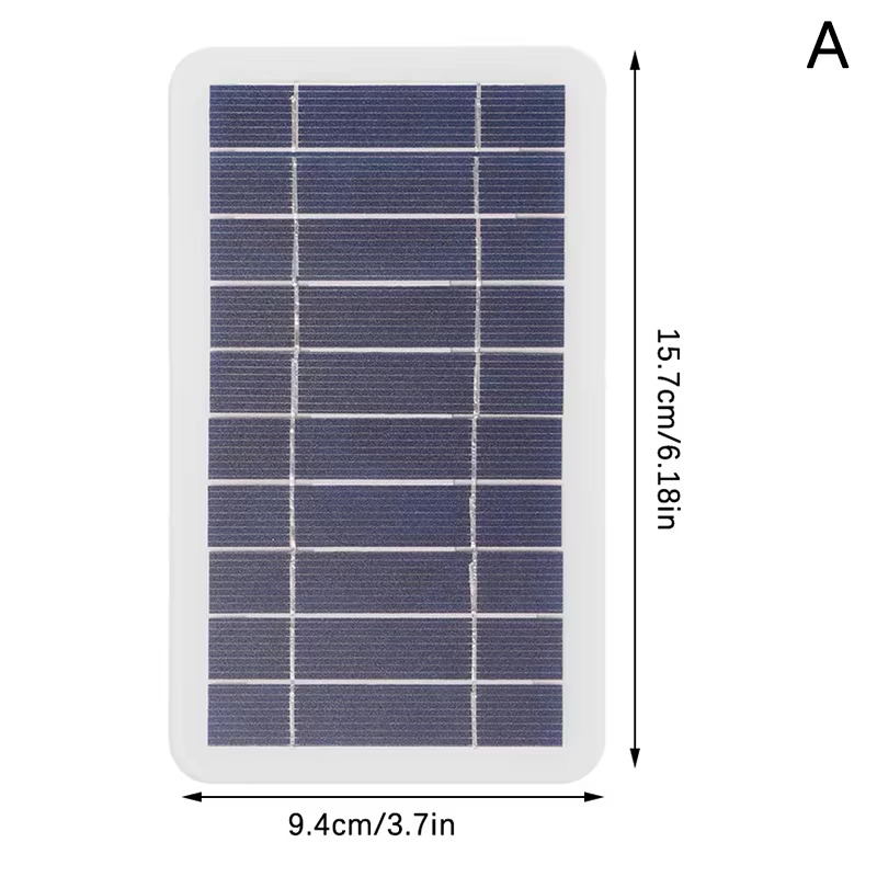 Panneau solaire avec USB, batterie Portable pour randonnée et Camping en plein air, batterie de char