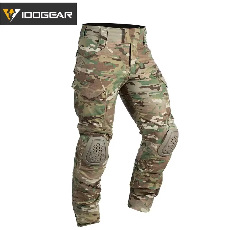IDOGEAR SPORTS G4 pantalons de Combat vêtements camouflage pour hommes avec genouillères pantalons d
