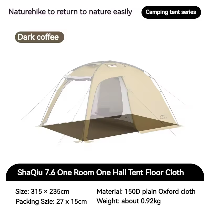 Naturehike DUNE 7.6 accessoires de tente dôme seulement accessoires de tente tissu de sol porte en T