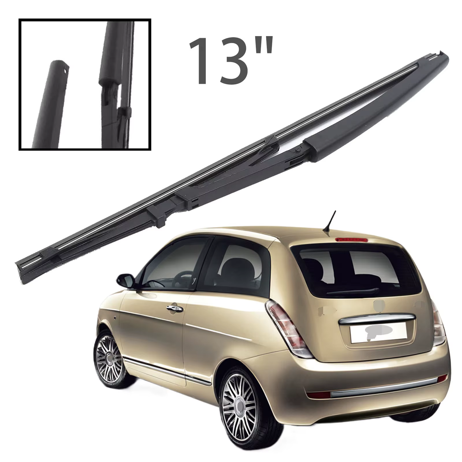 Balai D'Essuie-Glace De Lave-Glace ArrièRe 13 Pouces, Pour Lancia Ypsilon 2003 – 2011, Accessoires V