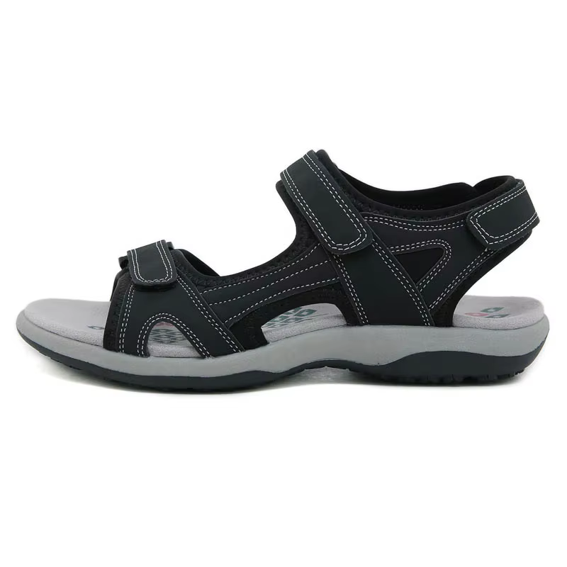 Sandales de sport à lanières pour femmes, chaussures plates décontractées, taille 8, pâte, Rome
