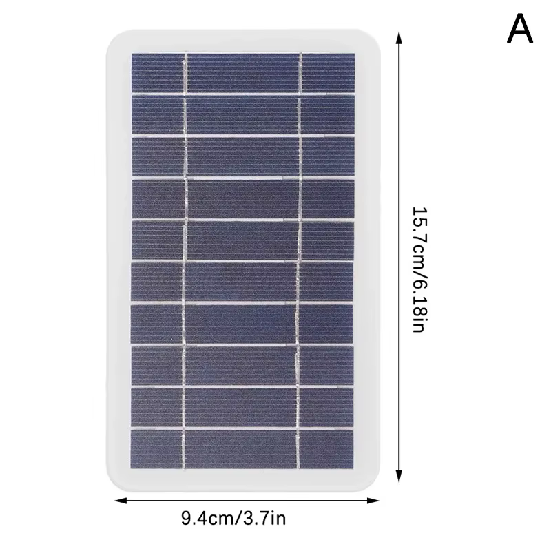 Panneau solaire portable avec USB pour la randonnée en plein air, le camping, la recharge de télépho