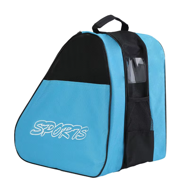 Sac de patins à roulettes Portable, sac de patinage sur glace, grande capacité, respirant, sac de ra