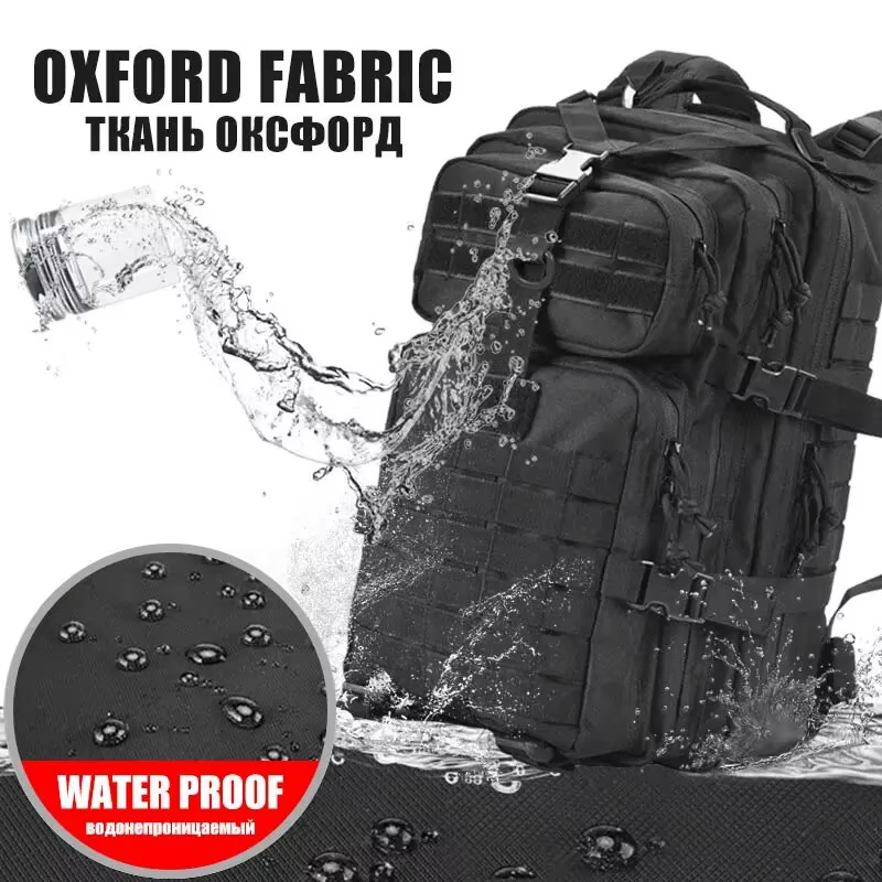 50L grande capacité hommes sac à dos tactique 3P Softback extérieur étanche Bug sac à dos randonnée