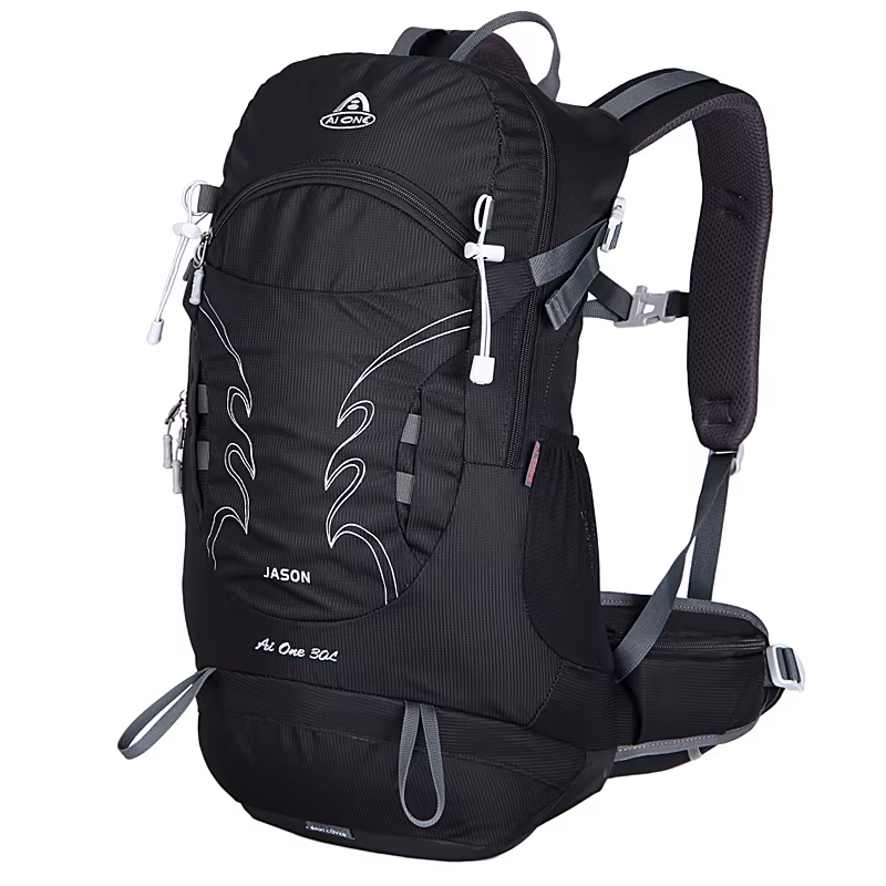 Sac à dos de randonnée 30L pour hommes et femmes, léger, pour voyage, camping, avec housse de pluie,