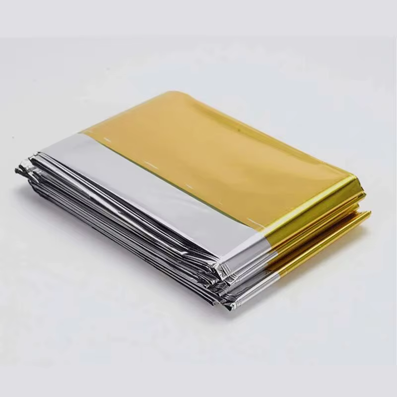 Couverture d'isolation multifonctionnelle double face, couverture de survie, couverture de sauvetage