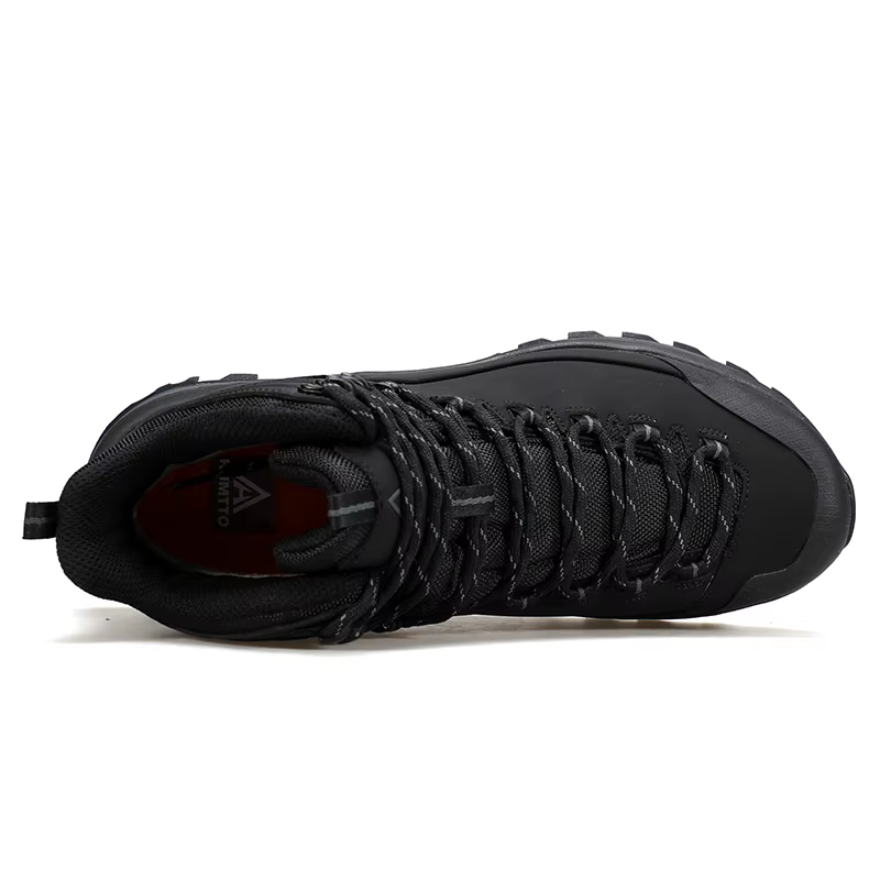 HUMTTO-Chaussures de randonnée respirantes en cuir véritable pour homme, baskets de sécurité, de tre