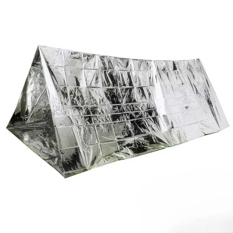 Tente de couverture d'urgence, Kit de sauvetage tactique de premiers secours de survie en plein air,