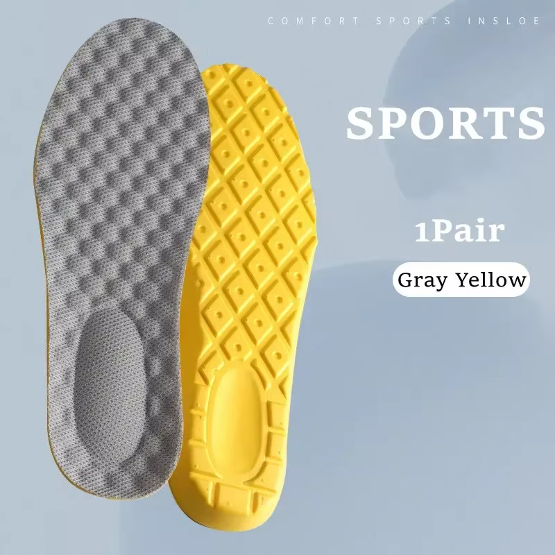 Semelle intérieure en mousse à mémoire de forme pour pied plat, baskets orthopédiques pour voûte pla