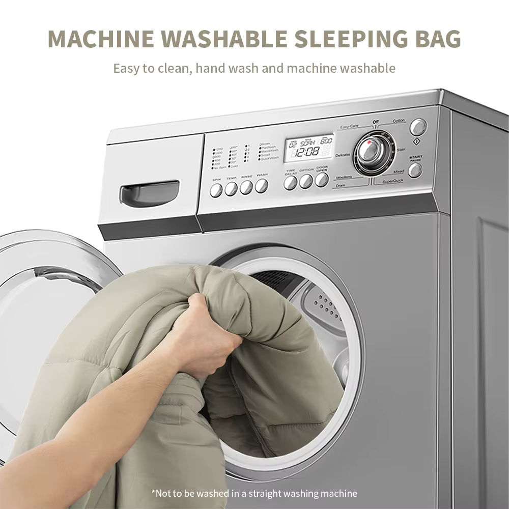 Natureifa-Sac de couchage léger lavable en machine, M180, M300, Double, Camping, Hiver