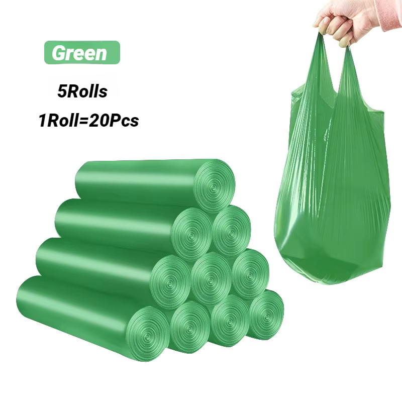 Petits sacs poubelles - Biodégradables, compostables, non parfumés, étanches, sacs poubelles pour sa