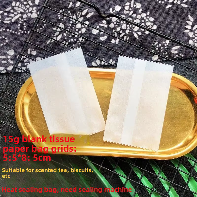 100 sacs en papier kraft vierges écologiques pour pâte d'ananas, pain porte-bonheur, pain glacé, bis