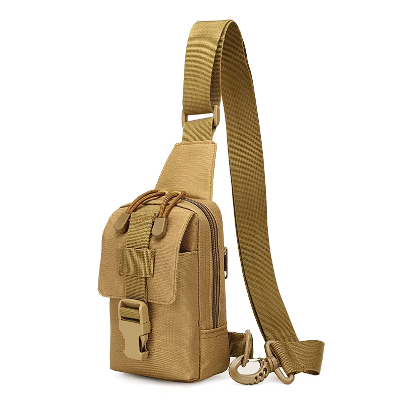 Sac de poitrine tactique sac de Trekking en plein air EDC sac de sport sac à bandoulière sac à bando