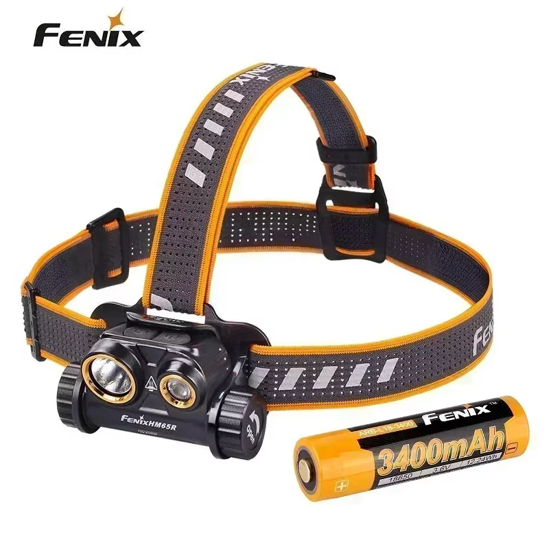 Fenix – lampe frontale en magnésium à trois épreuves, double Source de lumière, 1400 Lm, pour les ac