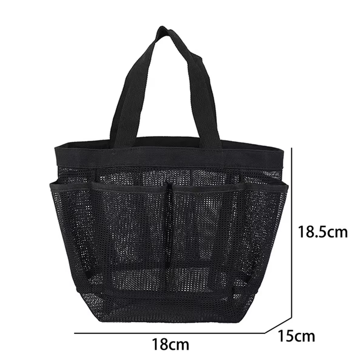 Sac de Douche Portable en Maille, Sac de Plage, Sac de Voyage, Sac de Rangement, Sac de Bain, Idéal