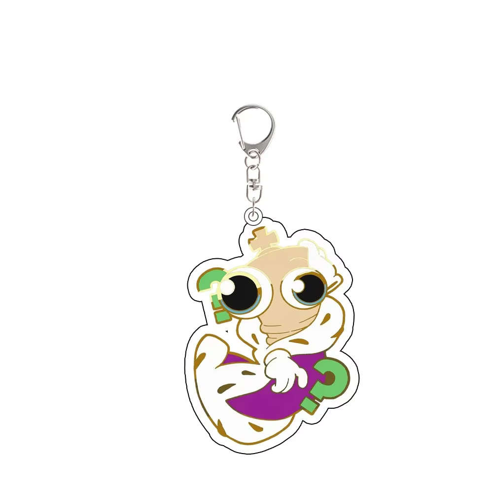 Porte-clés en acrylique, accessoire d'anime pour TADC Pomni Jax Ragatha Gangle Zooble Kinger Caine,