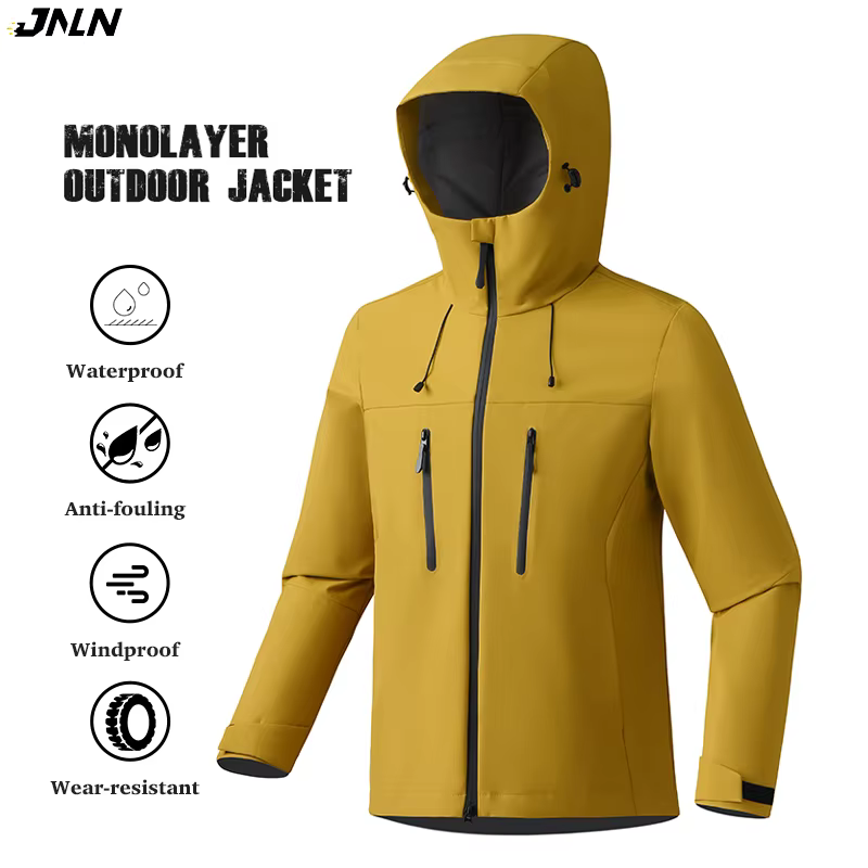 JNLN femmes hommes veste imperméable randonnée Camping Trekking coupe-vent unisexe extérieur sport m