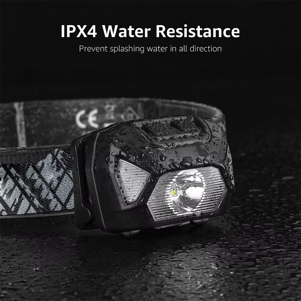6 Modes Usb lampe frontale Rechargeable IPX4 étanche phares lampes de poche lampe frontale LED avec