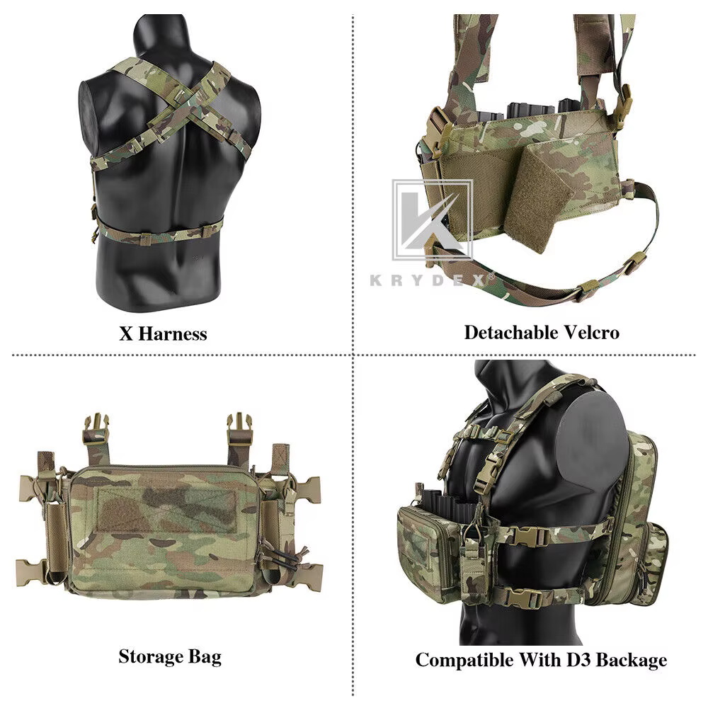 Vention YDEX-Sac à Dos DulFlatpack D3 D3CR, Chest Rig, GlaRifle AK Figured Pistol Magazine, Poudres