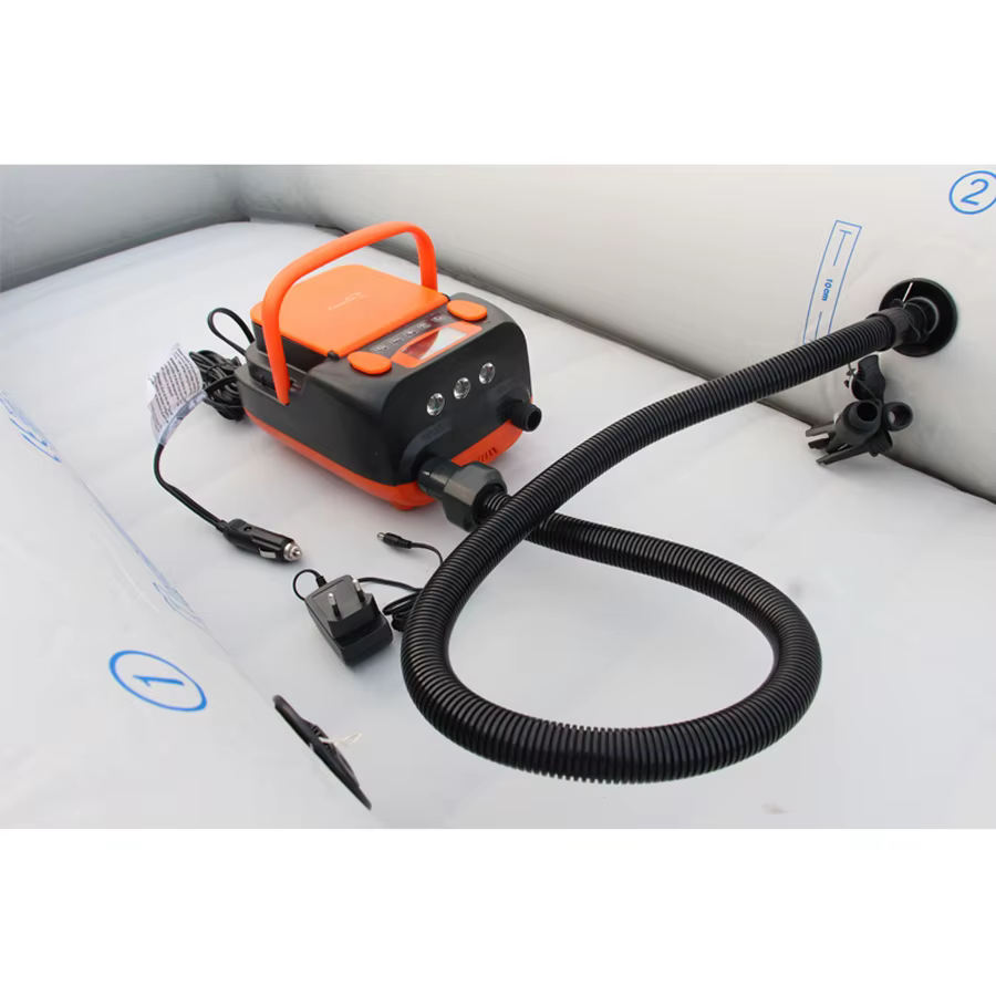 Pompe à air électrique haute pression DC12V, batterie intégrée, bateau gonflable, planche de surf, s
