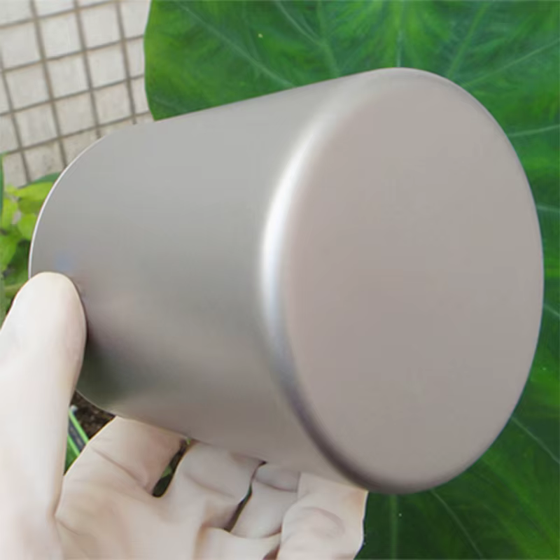 Keth – tasse à Double paroi en titane de 300ml, avec couvercle, Anti-acide, sans échelle, verres pou
