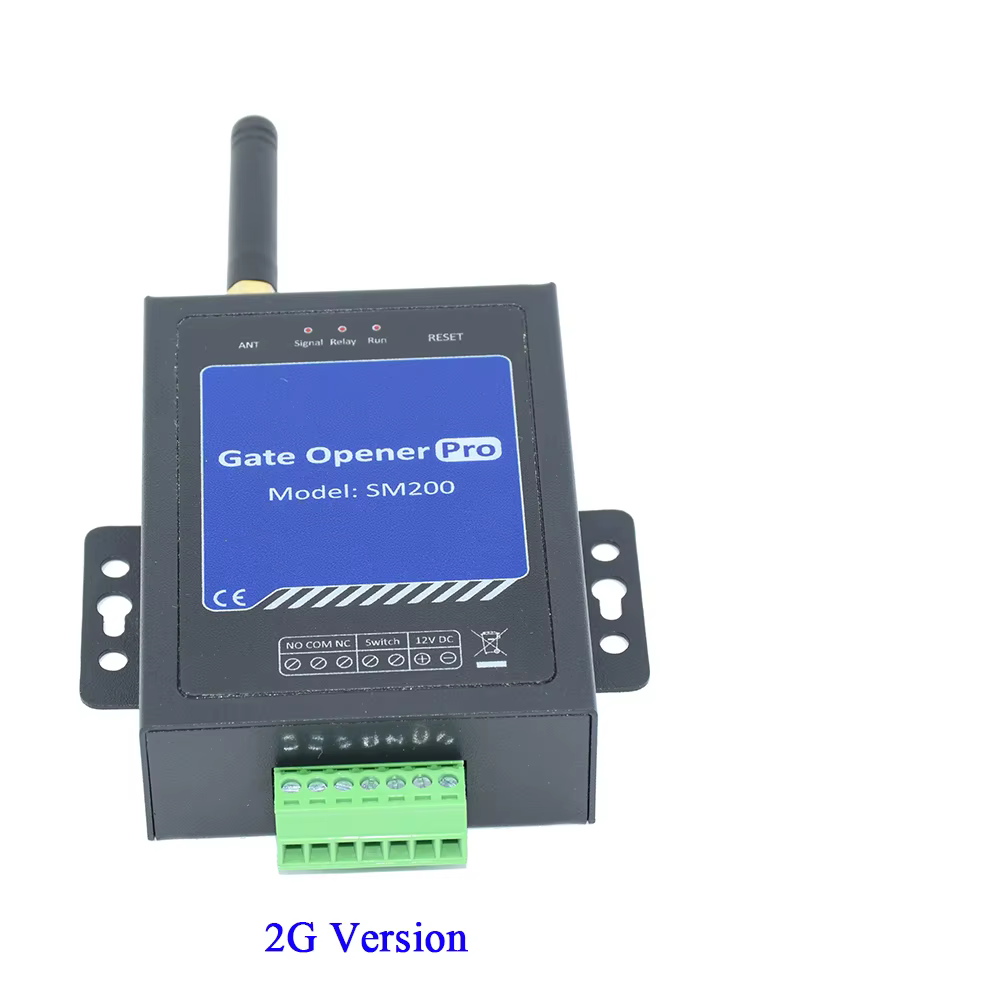 Ouvre-porte GSM 2G 4G avec télécommande, interrupteur relais marche/arrêt pour portes coulissantes, 
