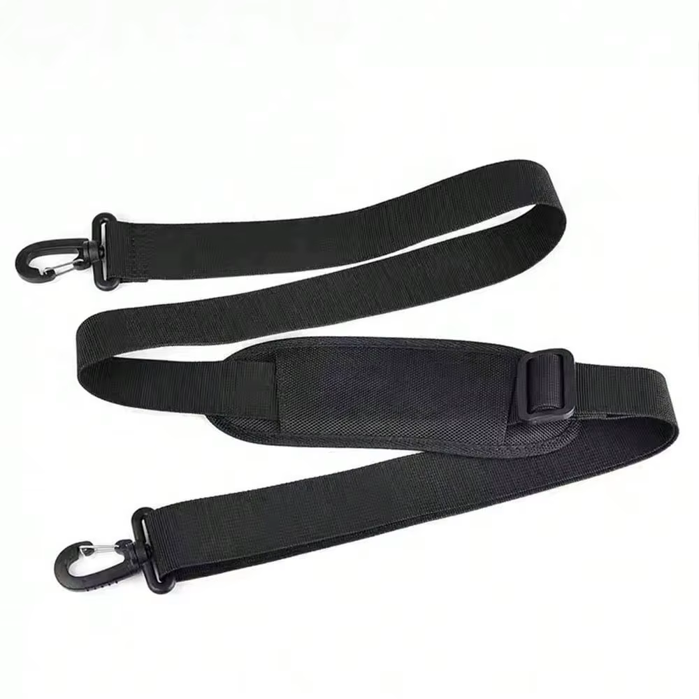 Sangle d'épaule de sac à bandoulière minimaliste noir, bandoulière en Nylon à la mode, sangle d'épau