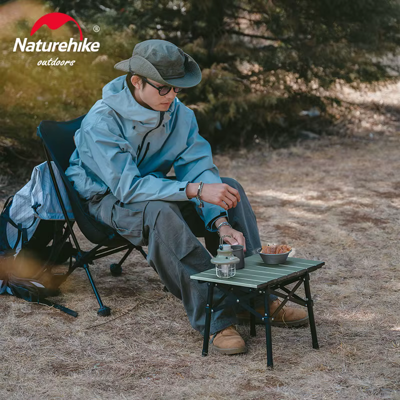 Naturerandonnée L02 Table de Camping randonnée en plein air Table pliante Ultra légère Portable Tabl