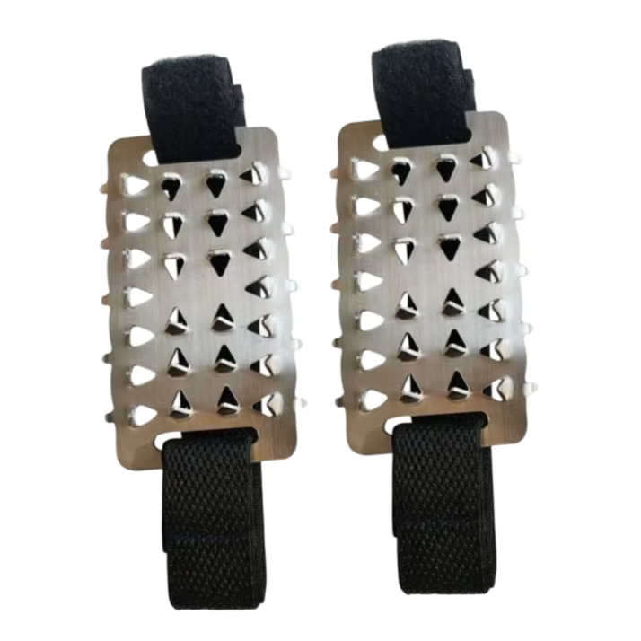 Crampons de neige et de glace en acier inoxydable, 26 dents, Crampons de Traction, chaussures antidé