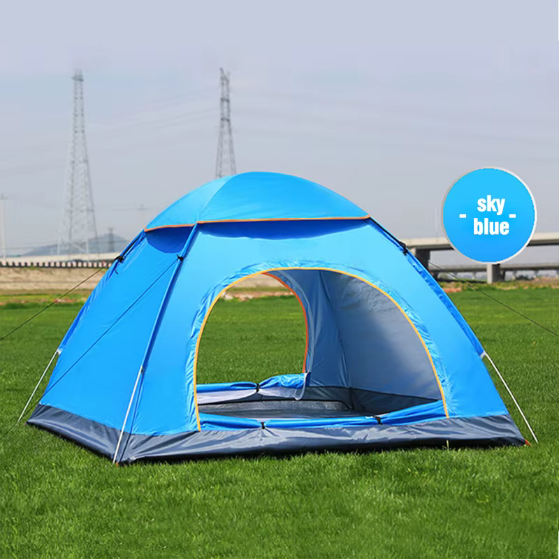 Tente pour 1/2 personne pour le camping, la randonnée et le vélo en plein air - Comprend un tapis de