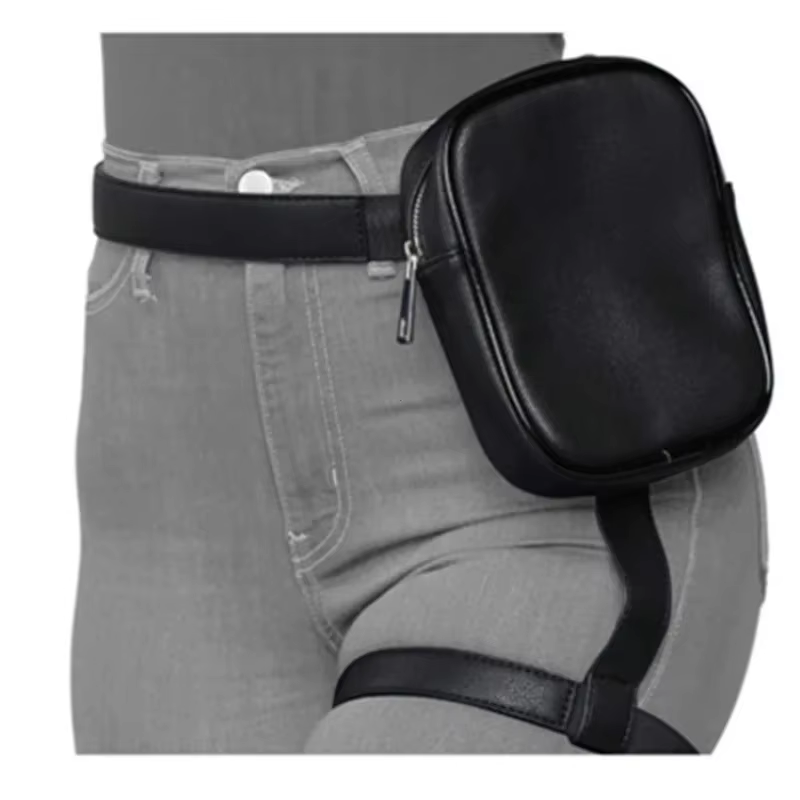 Cool Girl Bag Fanny Pack pour randonnée en plein air moto Сумка Muж Aan Leg Bag à la mode élégant no