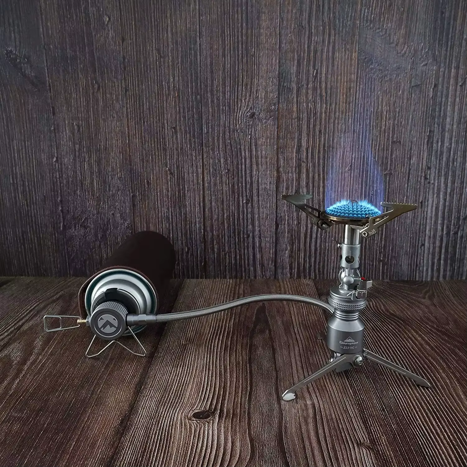 Brûleur de cuisinière à gaz d'extérieur avec adaptateur, ustensiles de cuisine, barbecue, pique-niqu