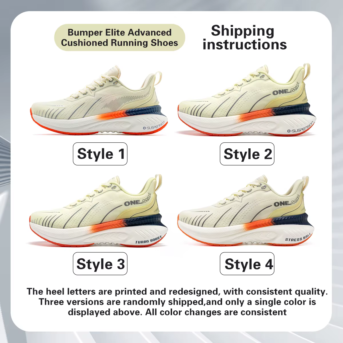 ONEMIX nouvelles chaussures de course à amorti pour hommes coureurs lourds appropriés à lacets sport