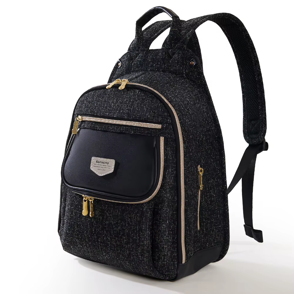 Sunveno-Sac à langer pour bébé, sac à dos tendance, sac de support pour couches, sac de soins pour b