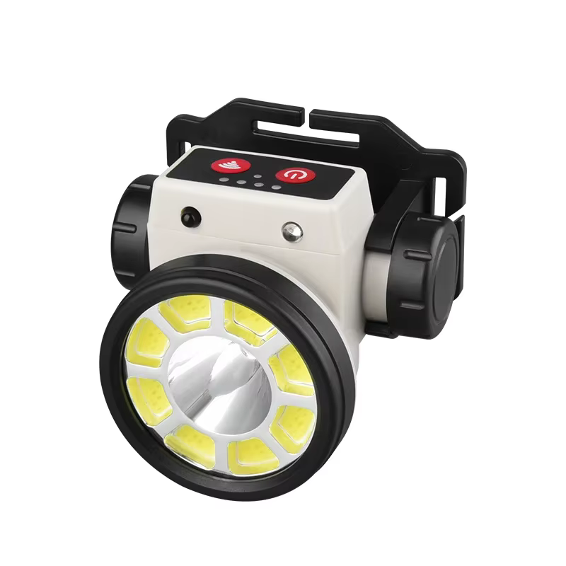Lampe frontale de pêche LED lampe Rechargeable lampes de poche LED haute puissance lanterne prend en