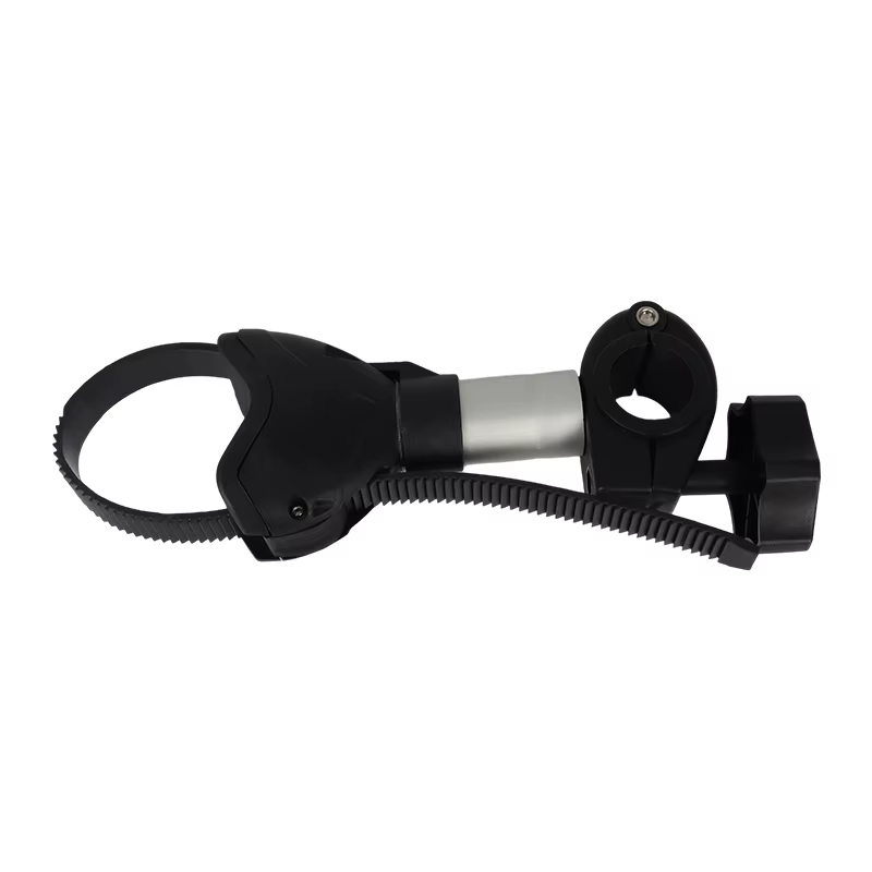 Support de fixation robuste pour guidon en alliage d'aluminium Fiamma, avec poignée longue/courte, p