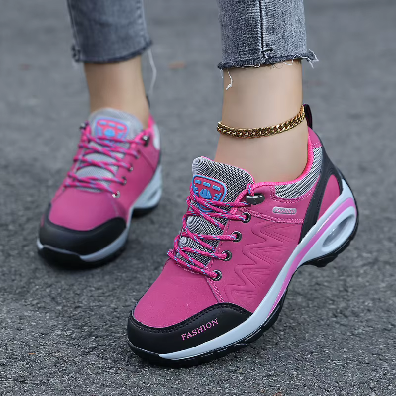 Chaussures de randonnée en plein air pour femmes, semelle épaisse, soulageant l'amélioration de la h