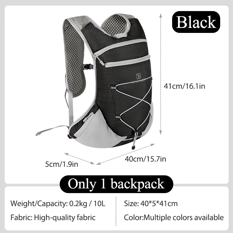 NEWBOLER Sac à dos de camping 10L, sacs imperméables ultralégers portables, sac à dos de randonnée p